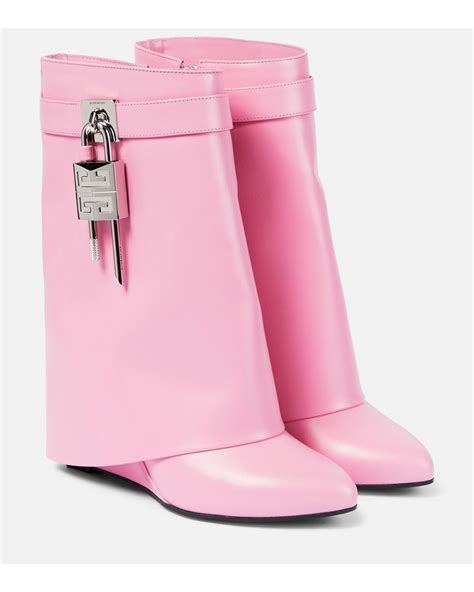 pink givenchy|pink Givenchy shark boots.